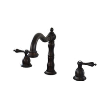 Load image into Gallery viewer, Belle Foret OB-WHL1211C 2-Handle Roman Tub Faucet Oil Rubbed Bronze BFN40501ORB