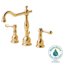 Load image into Gallery viewer, Danze D304057PBV Opulence 8" Widespread 2-Handle Bathroom Faucet Polished Brass