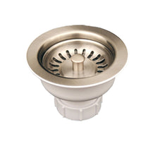 Load image into Gallery viewer, Whitehaus Collection RNW35-BN 3-1/2" Basket Strainer in Brushed Nickel