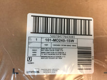 Load image into Gallery viewer, Leviton 100 Amp Mini Meter Kit with 2 Solid CTs and Outdoor Enclosure MO240-1SW