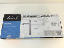 Load image into Gallery viewer, Kraus FVS-1007CH Ramus Single Lever Vessel Bathroom Faucet Chrome