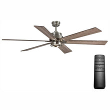 Load image into Gallery viewer, Home Decorators Statewood 70" LED Brushed Nickel Ceiling Fan With Remote 51770