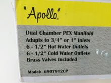 Load image into Gallery viewer, Apollo 6907912CP 12 Port PEX Manifold with Shut Off Valves