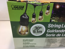 Load image into Gallery viewer, Feit Electric 72041 30 ft. 10-Socket Incandescent String Light Set
