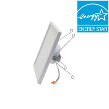 Load image into Gallery viewer, lot of 3 Pixi SDL08K30MD9D LED Square 8" by 8" White Recessed Can Retrofit Kit
