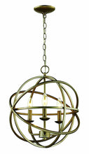 Load image into Gallery viewer, Trans Globe Lighting 70653ASL Indoor Apollo 16" Pendant, Antique Silver Leaf