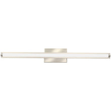 Load image into Gallery viewer, Lithonia Lighting Contemporary Arrow 1Light Brushed Nickel 3K LED Vanity Light