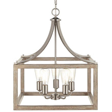 Load image into Gallery viewer, HDC 7949HDC Boswell Quarter Collection 5-Light Brushed Nickel Pendant