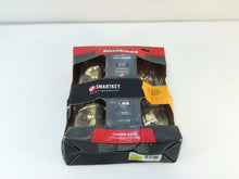 Load image into Gallery viewer, Kwikset 99910-032 Juno Entry Knob & 1-Cylinder Deadbolt Polished Brass