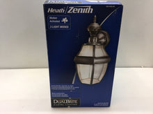 Load image into Gallery viewer, Heath Zenith HZ-4166-SA 150 Degree Silver Hanging Carriage Wall Lantern Sconce
