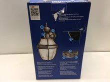 Load image into Gallery viewer, Heath Zenith HZ-4166-SA 150 Degree Silver Hanging Carriage Wall Lantern Sconce
