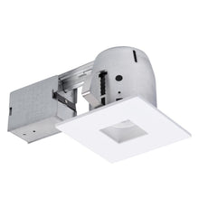 Load image into Gallery viewer, (8x) Globe Electric 90738 4" White LED IC Swivel Spotlight Square Recessed Kit