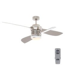 Load image into Gallery viewer, Hampton Bay 34313 Pilot 60" 52" Indoor Brushed Nickel Ceiling Fan 1002545239
