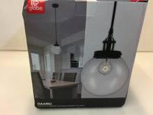 Load image into Gallery viewer, Globe Electric 65269 Daario 1-Light Bronze & Antique Brass Hanging Pendant