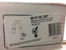Load image into Gallery viewer, Delta 9913T-BL-DST Essa Touch2O Technology 1-Handle Bar Faucet Matte Black