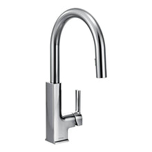 Load image into Gallery viewer, MOEN S72308 STO 1-Handle Pull-Down Sprayer Kitchen Faucet with Reflex Chrome