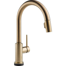 Load image into Gallery viewer, Delta 9159T-CZ-DST Trinsic Pull-Down Sprayer Kitchen Faucet Champagne Bronze