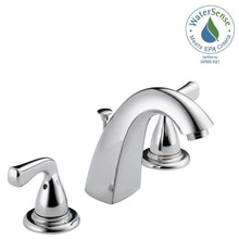 Load image into Gallery viewer, Delta B3511LF-PPU-ECO Foundations 8" Widespread 2Handle Bathroom Faucet Chrome