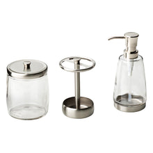 Load image into Gallery viewer, Delta 55048-SN 3-Piece Bathroom Countertop Accessory Kit in Stain Nickel