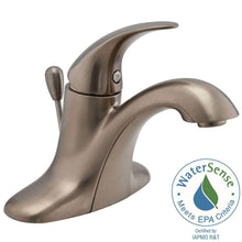 Load image into Gallery viewer, Pfister LG42-SR0K Serrano 4" Centerset 1-Handle Bathroom Faucet Brushed Nickel
