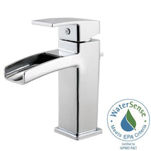 Load image into Gallery viewer, Pfister LG42-DF0C Kenzo 1-Hole 1-Handle Bathroom Faucet, Polished Chrome