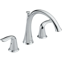 Load image into Gallery viewer, Delta T2738 Lahara 2-Hanlde Deck-Mount Roman Tub Faucet Trim Kit Only Chrome