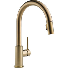 Load image into Gallery viewer, Delta 9159-CZ-DST Trinsic Pull-Down Sprayer Kitchen Faucet, Champagne Bronze