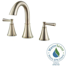 Load image into Gallery viewer, Pfister LF-049-CRKK Cantara 8" Widespread High-Arc Bath Faucet Brushed Nickel