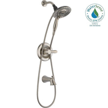 Load image into Gallery viewer, Delta 144938D-SS-I20 Lahara In2ition 2-In-1 Tub & Shower Faucet Stainless