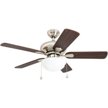Load image into Gallery viewer, Harbor Breeze 40303 Caratuk River 52" Brushed Nickel LED Ceiling Fan 807428