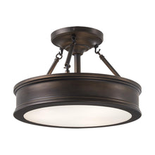 Load image into Gallery viewer, HDC 23959 3-Light Hallmark Bronze Semi-Flush Mount 1003404915