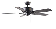 Load image into Gallery viewer, Harbor Breeze BDB52MBK5N Classic 52" Matte Black Indoor Ceiling Fan 79837