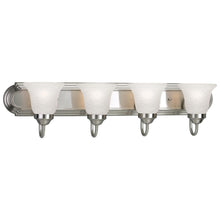 Load image into Gallery viewer, Progress Lighting 30in 4-Light Brushed Nickel Bathroom Vanity Light P300075-009