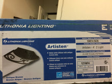 Load image into Gallery viewer, Lithonia Lighting 10814 BZA Artisten 2-Light Bronze Fluorescent Ceiling Light