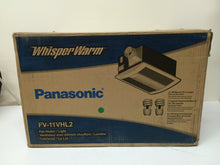 Load image into Gallery viewer, Panasonic FV-11VHL2 WhisperWarm 110CFM Ceiling Exhaust Bath Fan w Light&Heater