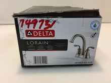 Load image into Gallery viewer, Delta 25716LF-SS-ECO Lorain Stainless 2-handle 4" Centerset Bath Sink Faucet
