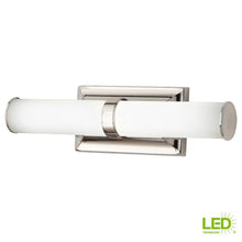 Load image into Gallery viewer, Home Decorators 22837 Equivalent Polished Nickel LED Vanity Light 1001844665