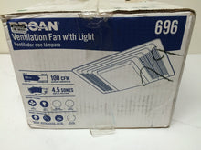 Load image into Gallery viewer, Broan 696 100 CFM Ceiling Exhaust Fan with Light