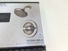 Load image into Gallery viewer, Delta 142984-BN-A Porter Single-Handle 3-Spray Shower Faucet Brushed Nickel