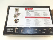 Load image into Gallery viewer, Delta 142984-BN-A Porter Single-Handle 3-Spray Shower Faucet Brushed Nickel