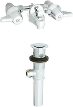 Load image into Gallery viewer, Central Brass 1177-DA 2-Handle Shelf Back Lavatory Faucet