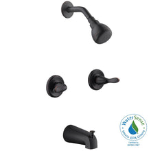 Load image into Gallery viewer, Glacier Bay HD833CX-0027D Constructor 2-Handle Tub and Shower Faucet in Bronze