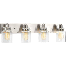 Load image into Gallery viewer, Progress Lighting Calhoun 4-Light Brushed Nickel Bath Vanity Light P300048-009