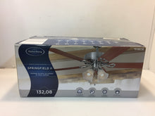 Load image into Gallery viewer, Harbor Breeze E-BDB52BNK5BC4N Springfield II 52" Nickel Ceiling Fan 156738