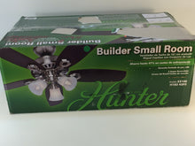 Load image into Gallery viewer, Hunter 52106 42" Indoor Brushed Nickel Builder Small Room Ceiling Fan