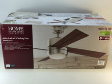 Load image into Gallery viewer, Home Decorators YG337-BN Healy 48" LED Brushed Nickel Ceiling Fan 1002114150