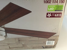 Load image into Gallery viewer, Home Decorators YG337-BN Healy 48" LED Brushed Nickel Ceiling Fan 1002114150