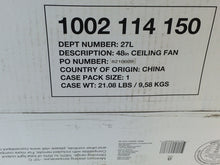 Load image into Gallery viewer, Home Decorators YG337-BN Healy 48" LED Brushed Nickel Ceiling Fan 1002114150