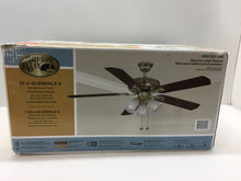 Load image into Gallery viewer, Glendale II 52 in. Flemish Brass Indoor Ceiling Fan with Light Kit 1000031044