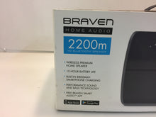 Load image into Gallery viewer, Braven B2200MSD 2200m Portable Bluetooth Speaker, Graphite / Dark Gray